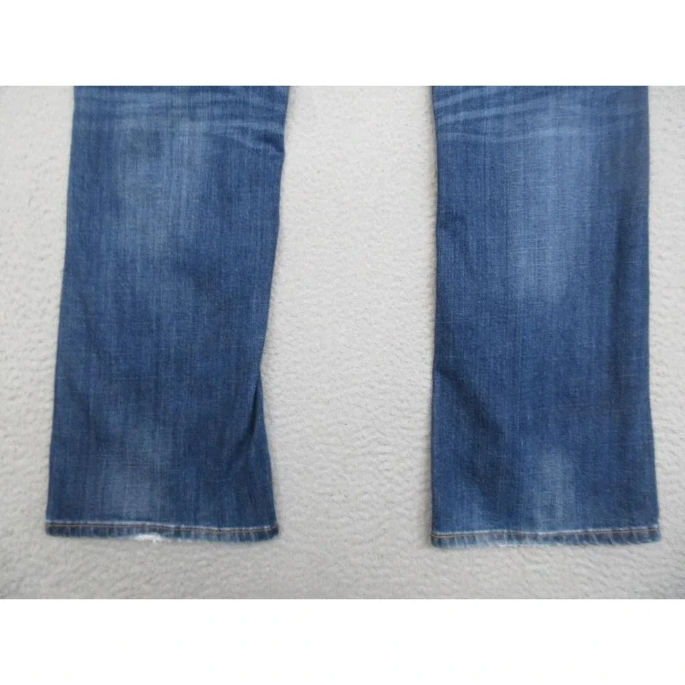 Levis 527 Bootcut Jeans Mens 34x30 Blue Medium Wash Slim Stretch Denim Casual